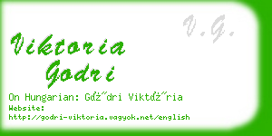 viktoria godri business card